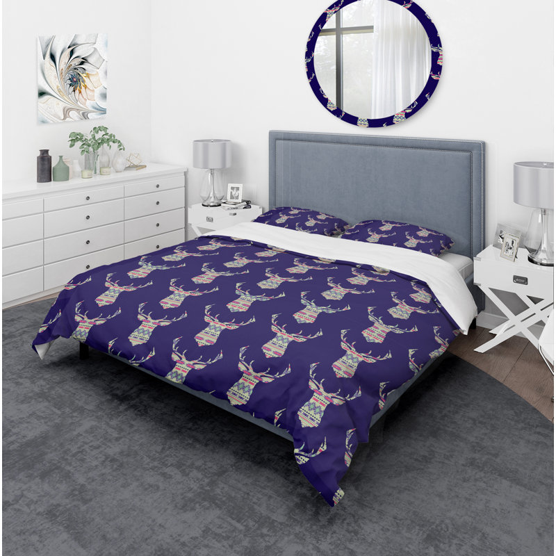 Ensemble de housse pour couette moderne et contemporain, Housse de couette double / grand + 2 taies