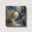 «Golden Circle Abstract 4» par Rey Klimt, art mural en métal-1756472866