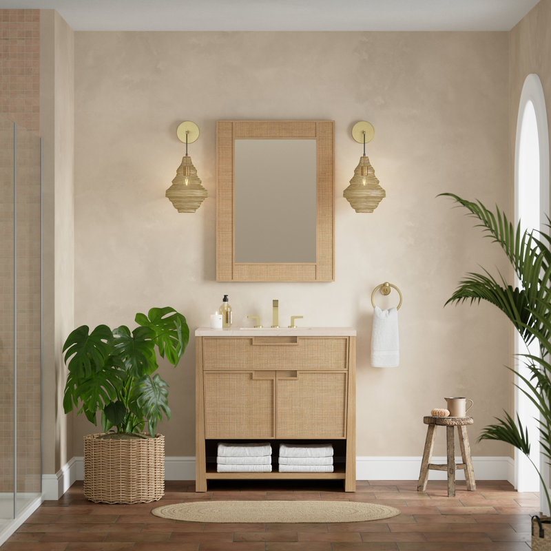 Solene 36'' W Single Vanity, 8" Widespread, Ethereal Noctis Quartz