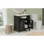 Meuble-lavabo 30 po avec lavabo en céramique, armoire de salle de bain simple moderne avec 2 portes et une tablette, portes à fermeture douce-2053701629