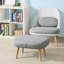 Paget Upholstered Accent Chair with Footstool-42004484