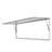 Concession Window, Aluminum Alloy Food Truck Service Window with Awning Door & Drag Hook, Up to 85 Degrees Stand Serving Window for Food Trucks Concession Trailers, Glass Not Included-112954208