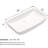 24"X15" Modern Ceramic Rectangular Sink - Stain , Elegant Look, Countertop Mount For Restaurant And Office Baths Vessel Fashionable, Installation Different Places