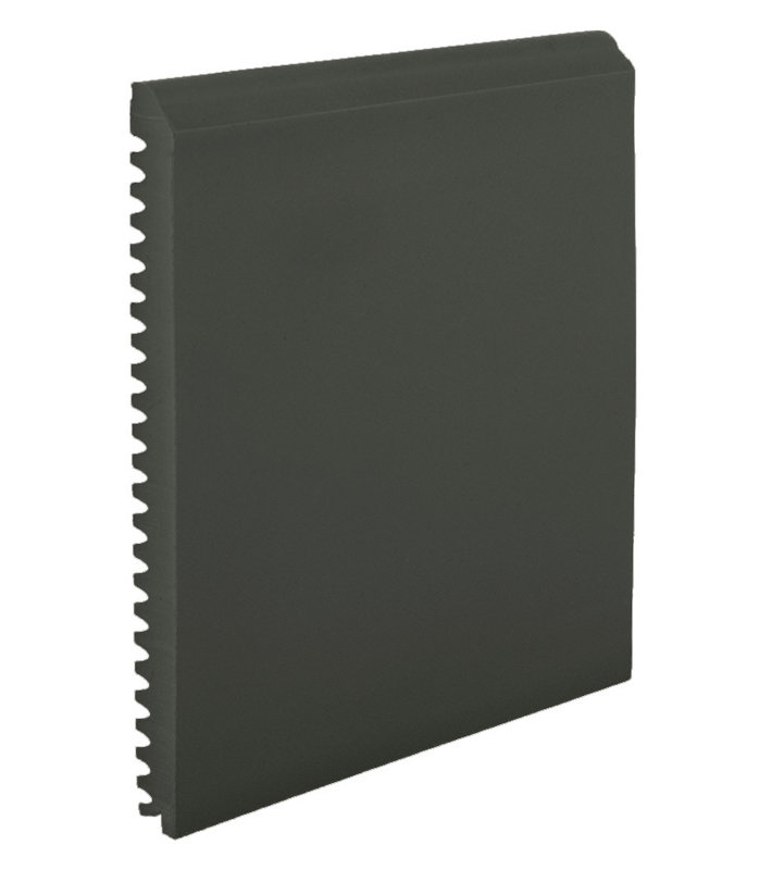 Profilé en caoutchouc Pinnacle Plus (TS) n° 65, 11,7 cm (H) x 244 cm (L) x 1 cm (épaisseur de la base) (lot de 6), couleur noir/brun