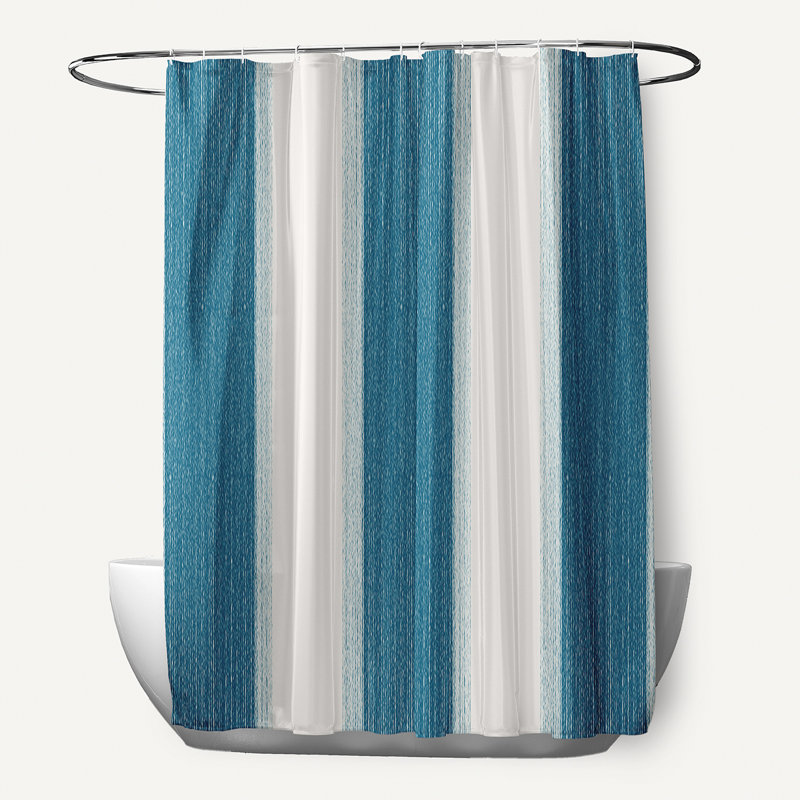 Rideau de douche Bassler, Bleu sarcelle