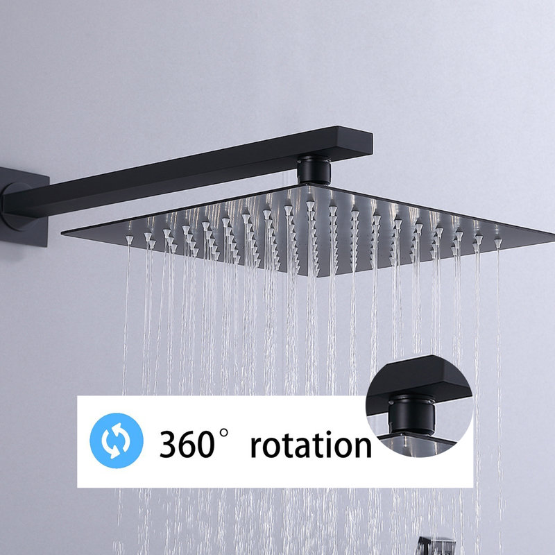 Système de douche complet avec valve brute
