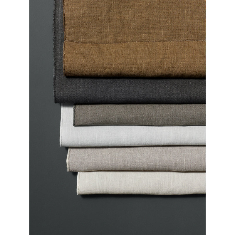 Cream Linen Square Napkin Set, 4 Pieces
