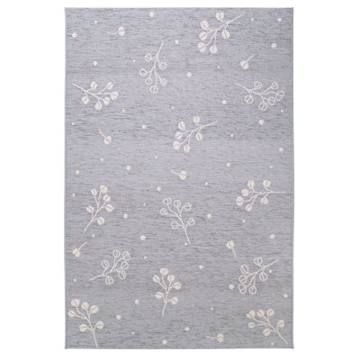 Coe Flatweave Grey Rug