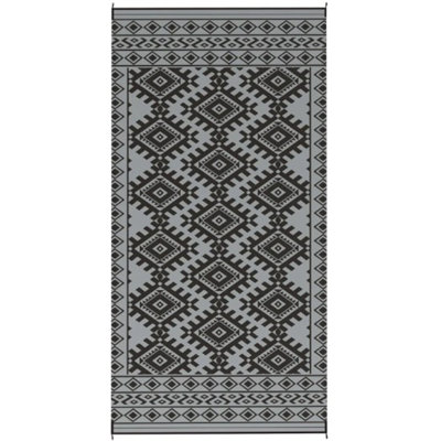 Reversible Rug,Outdoor Rug For Patio For Decor, Portable Outside Camping Area Carpet Mat