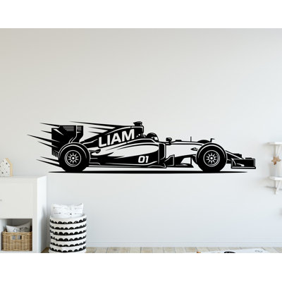 Adhésif mural voiture, autocollants muraux personnalisés, voiture, art mural, chambre d'enfant, chambre d'enfant 457DRE
