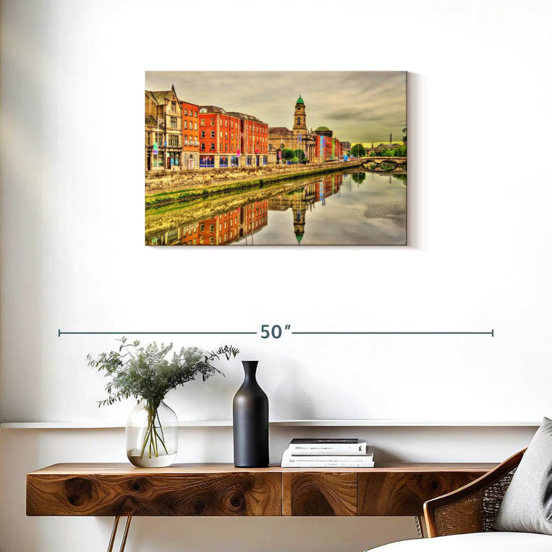 Sirci Dublin Riverside Buildings, H 20 po x l 30 po