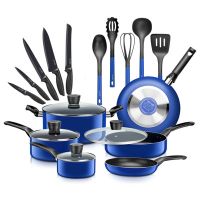 20 - Piece Non-Stick Aluminum Cookware Set