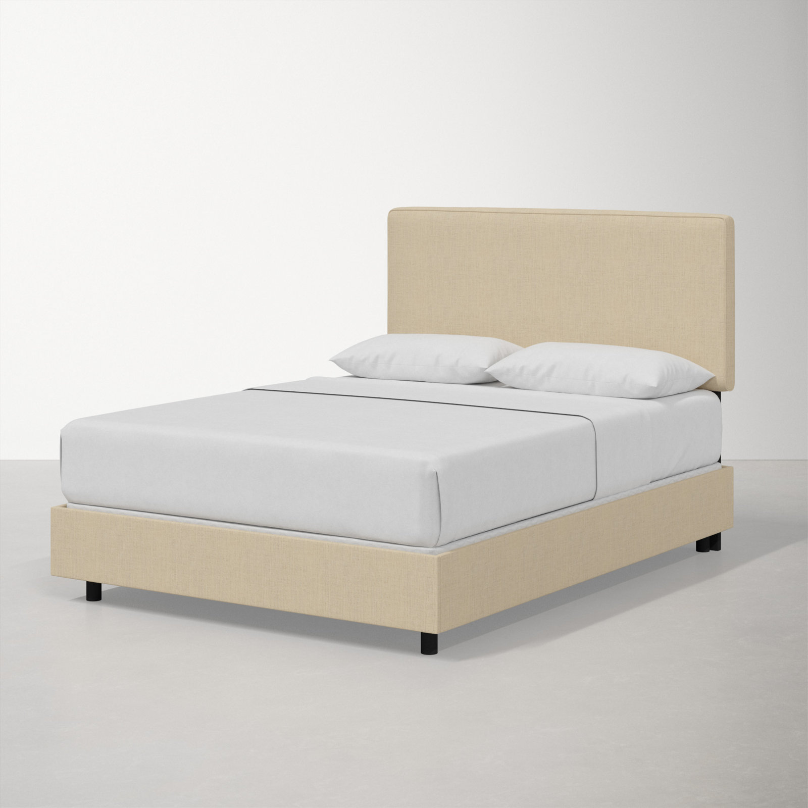Marquise Upholstered Bed, California King, Classic Linen Linen