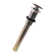 Mushroom Style Push-Down Lavatory Drain Assembly without Overflow Holes - Exposed