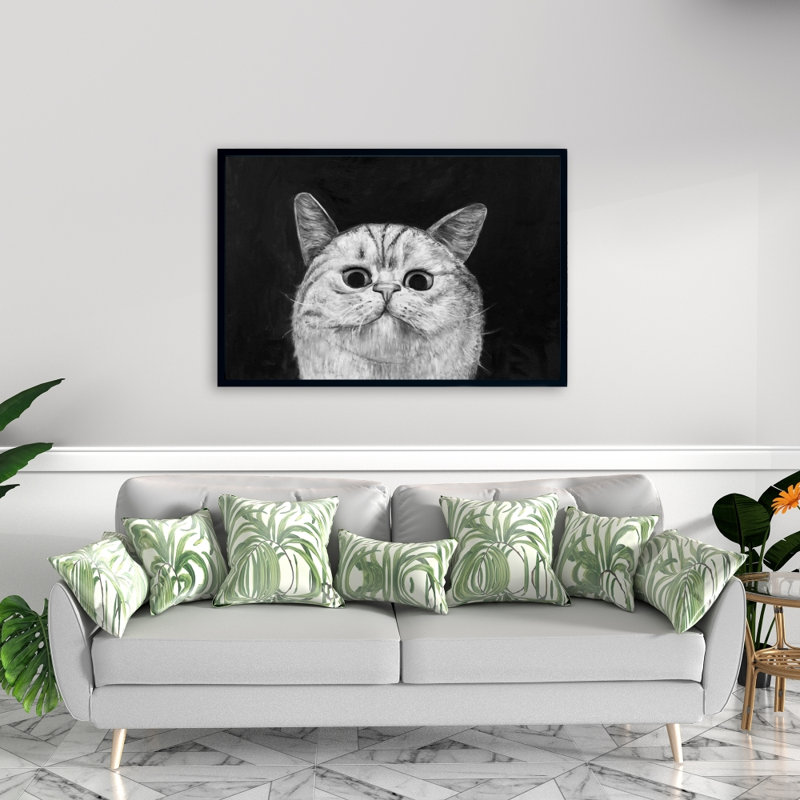 «Watch Cat», reproduction sur toile