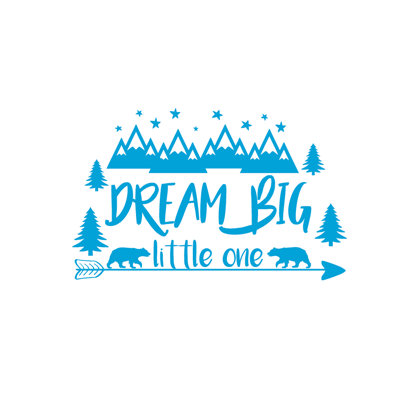 Décalcomanie murale big little rêve