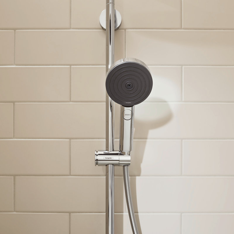 hansgrohe Pulsify S Wallbar Set 105 3-Jet 24", 2.5 GPM, Brushed Nickel