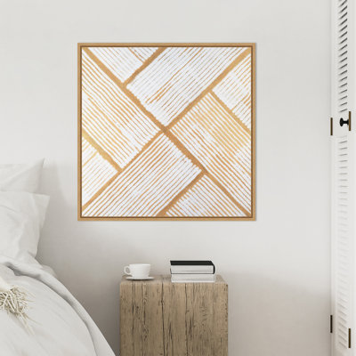 «Goldenrod Corduroy I» par Vanna Lam, reproduction d'art sur toile encadrée