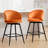 26" Swivel Upholstered Counter Height Bar Stools-606862428