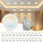 24pack 6 In. 12-watt Dimmable Ultra-thin Led Recessed Downlight With Junction Box, 2700k To 6500k Selecttable1050lumens "-126171646