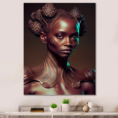 " Tribal African Woman III "