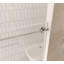Porte de douche sans cadre l 56 à 60 po x H 76 po, verre trempé transparent de 1/4 po (6 mm), film antidéflagrant, poignée en acier inoxydable-117354214