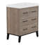 Meuble-lavabo simple 30,5 po avec comptoir en marbre de culture-1442228581