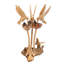 Sculpture en bois faite à la main Lark Manor ™ Garden Of Paradise