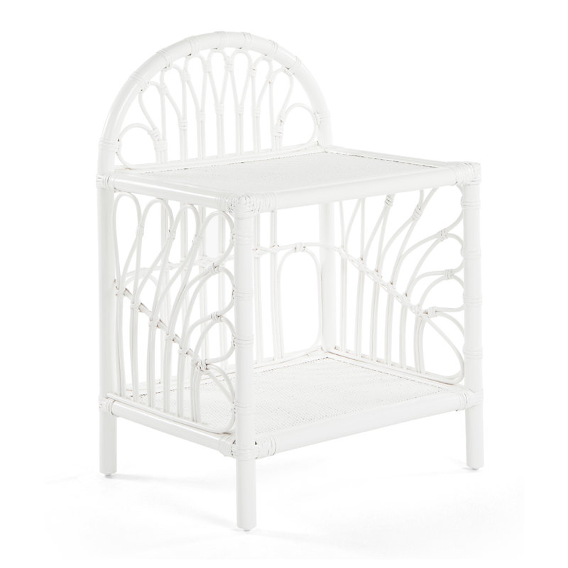 Table de chevet Deloris, Blanc