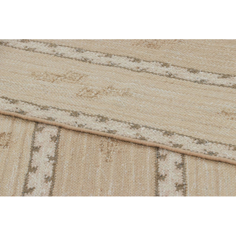 Scandinavian Wool Geometric Area Rug, Rectangle 5' x 8'