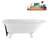 62" Streamline Clawfoot Tub,Tray,Drain, Clawfeet-101628987-102218230