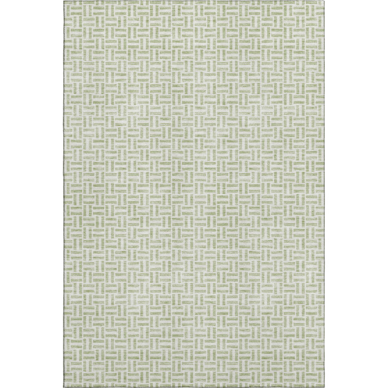 Premium Machine Washable Prisco Aloe Rug