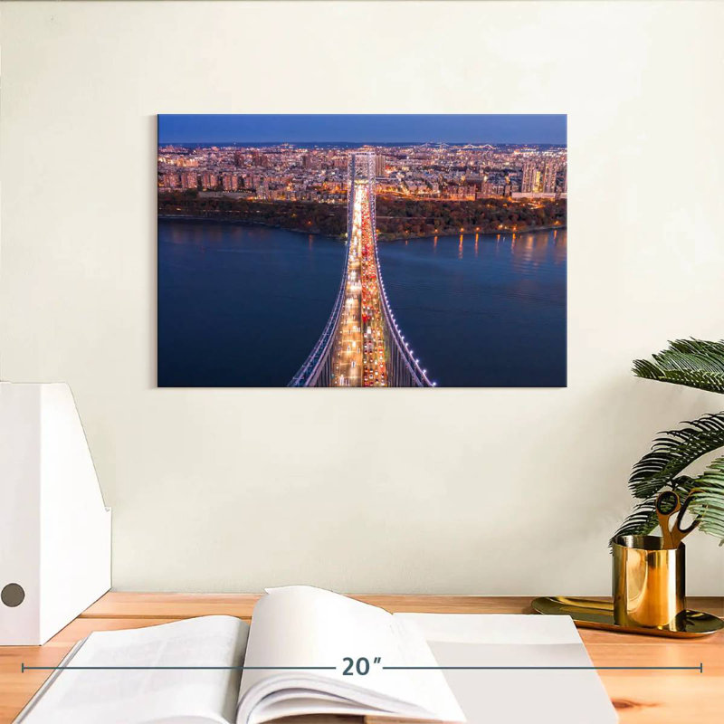 Kavia Mackinac Bridge Bustle, 8" H x 12" W
