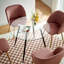 Almandine Round Dining Table with Iron Base
