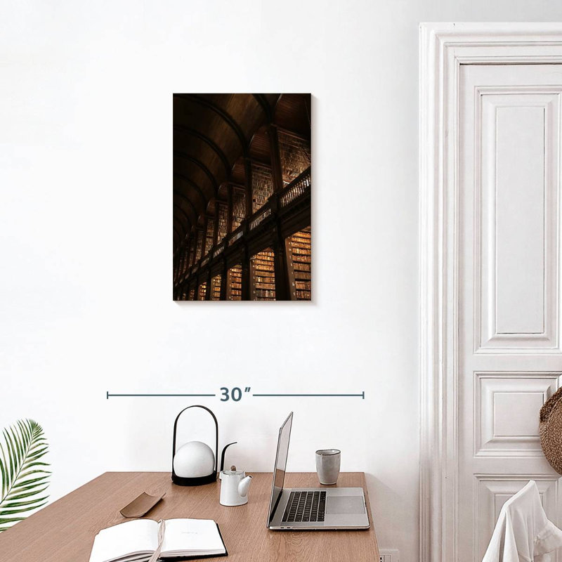 Lilie Trinity College Library, 24" H x 16" W