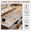 Modern Ergonomic Conference Table With Cable Management