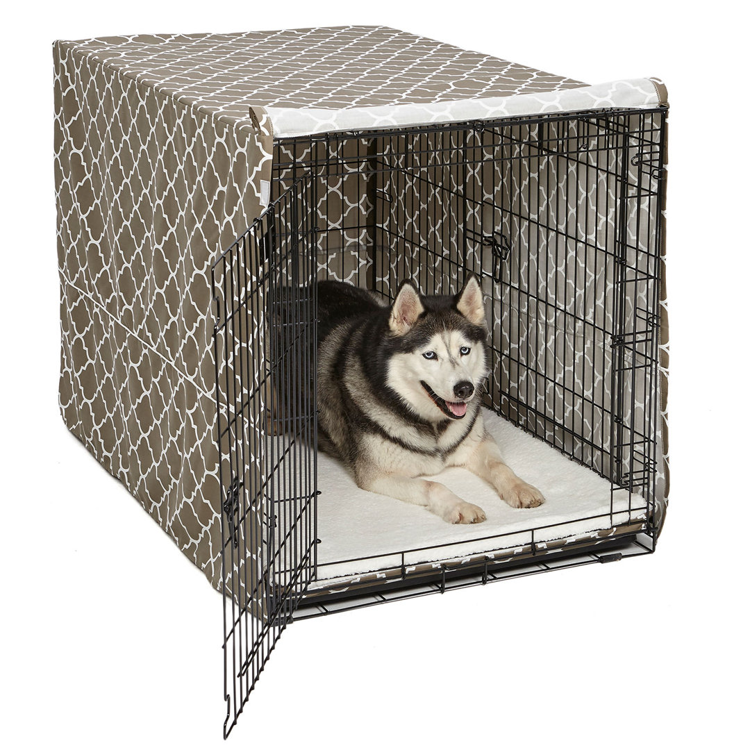 MidWest Homes for Pets QuietTime Defender Crate Cover Midwest Homes For Pets 