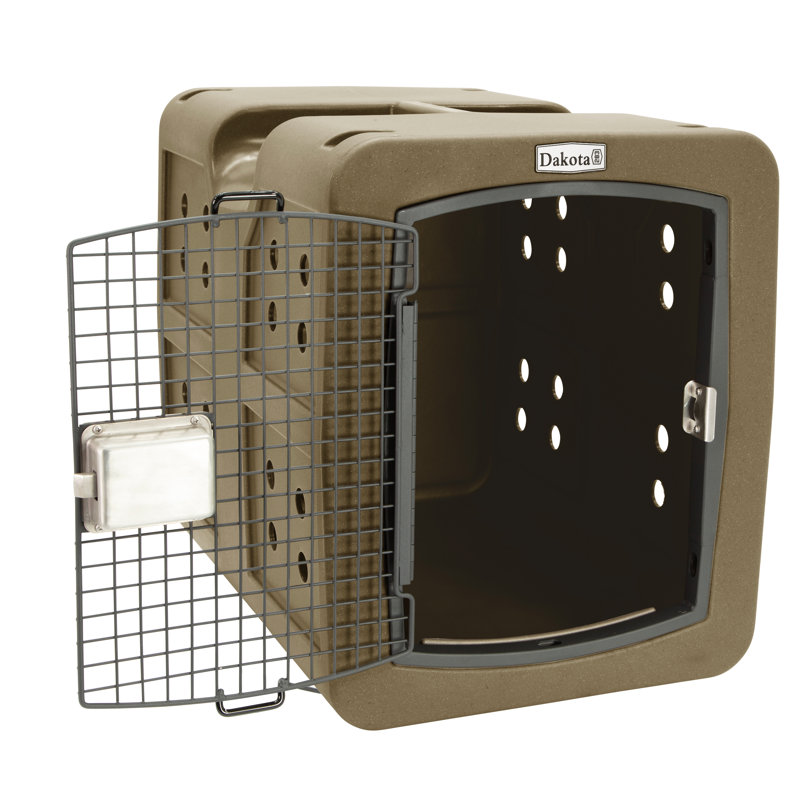 Dakota 283 G3 Framed Door Kennel, Coyote Granite, Medium (25.5" H x 21.5" W x 31" D)