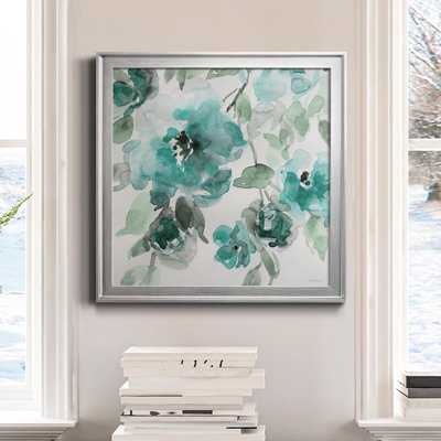 " Belle's Teal I " Painting Print