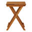 Square Solid Wood Outdoor with Umbrella Hole Bistro Table - 51.1 cm W 51.1 cm D