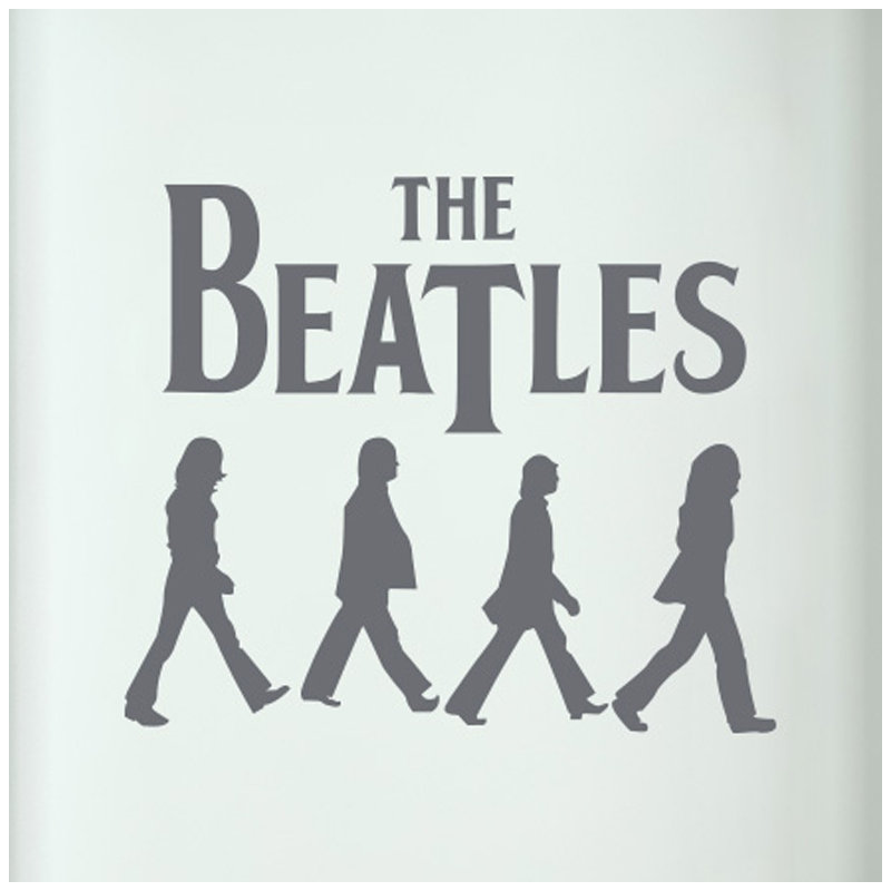 Entertainment Wall Decal, Grey