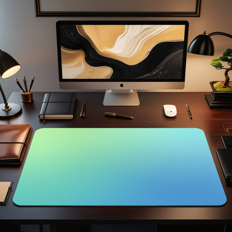 Polyester Desk Pad, 31.5x15.5