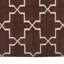 Brown Geometric Dhurrie Cotton Rug-1062078175