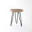 Adish Solid Wood Top End Table