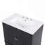 Ensemble de meuble-lavabo avec lavabo en céramique, 2 armoires et 2 tiroirs-984730017