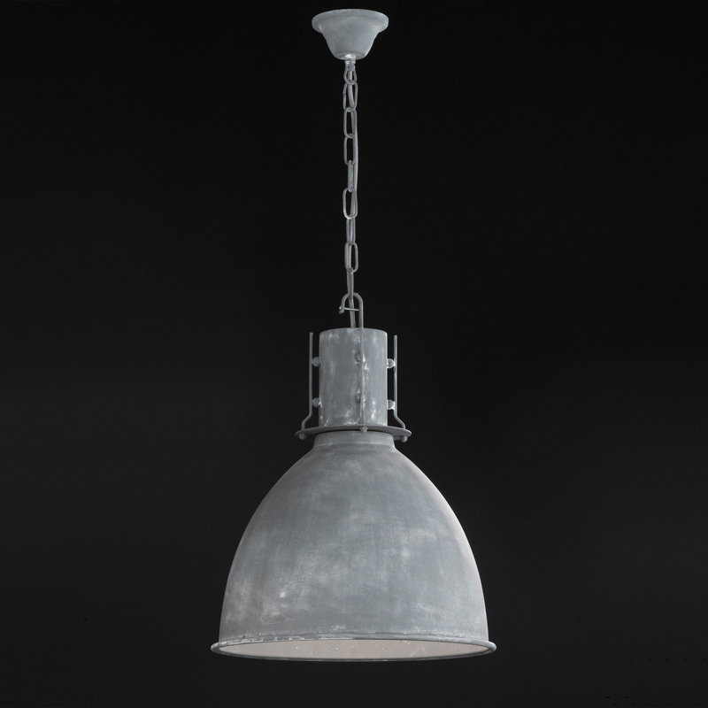 Corissa 1 - Light Concrete Dome Pendant
