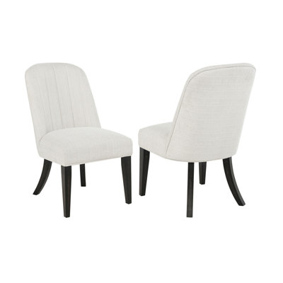 Chaises de salle à manger rembourrées en tissu