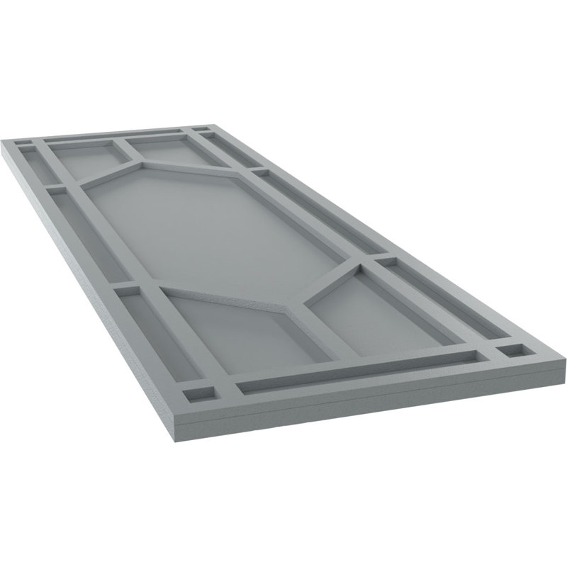 Volets à fixation fixe en PVC True Fit, 15", Océan, 51"