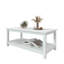 Table basse Albrecht en bois de pin massif - une simplicité et une élégance intemporelles par Red Barrel Studio.-1377260074
