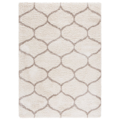 Tate Hudson Shag Performance Geometric Rug
